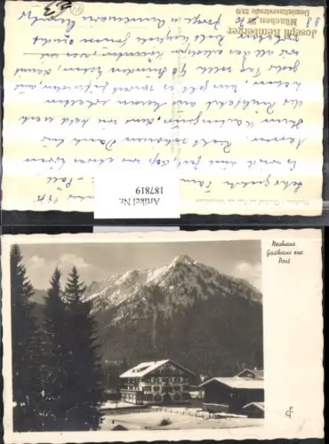 187819,Neuhaus Gasthof zur Post m. Wendelstein