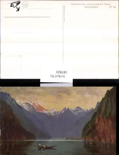 187823,Künstler AK H. Treiber Königssee b. Schönau am Königssee Berchtesgaden
