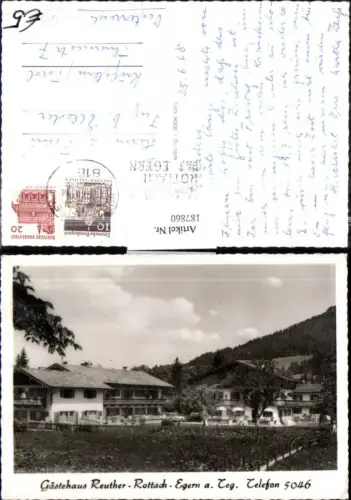 187860,Gästehaus Reuther Rottach-Egern a. Tegernsee