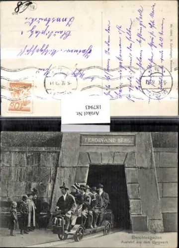 187943,Berchtesgaden Ausfahrt aus dem Bergwerk Ferdinand Berg