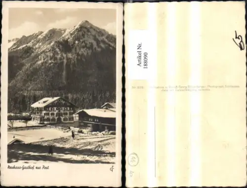 188090 Neuhaus Gasthof z. Post Winteransicht
