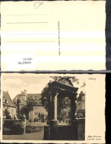 188192,Coburg Foto Ak Alter Brunnen a. d. Veste