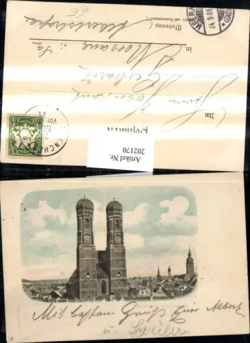 202170,München Teilansicht Frauenkirche Kirche