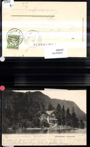 206960,Restaurant Thumsee b. Bad Reichenhall