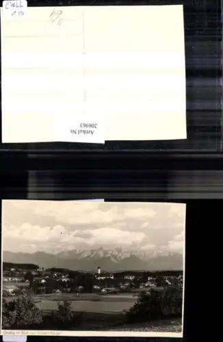 206963,Grafing Teilansicht m. Blick auf Wilden Kaiser