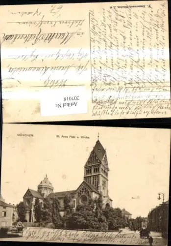 207018,München St. Anna Platz u. Kirche pub W. Zimmermann