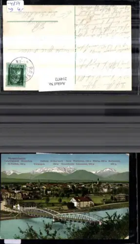 214972,Rosenheim m. Gipfelkarte