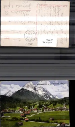 214996,Mittenwald m. Wetterstein