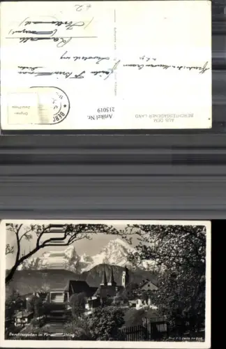 215019,Foto Ak Berchtesgaden i. Frühling Aus d. Berchtesgadener Land pub Photo Zeitz 238