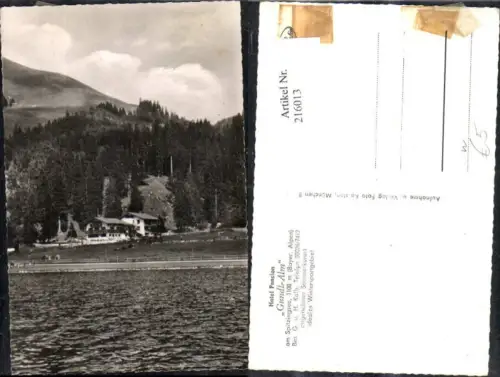 216013,Schliersee Spitzingsee Gundl Alm a. Spitzingsee Hotel Pension Bes. G. u. H. Kolb