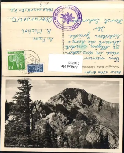 218905,Stuibengipfel b. Immenstadt im Allgäu Bergkulisse