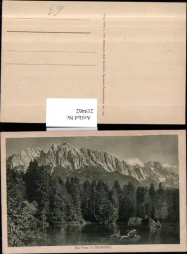 219462,Die Nixe im Badersee See b. Grainau