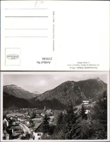 219548,Immenstadt-Allgäu Teilansicht m. Steineberg Stuiben u. Horn