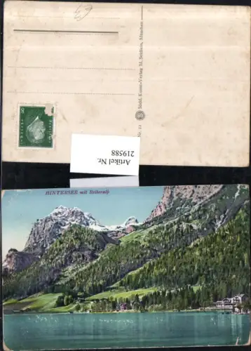 219588,Hintersee See m. Reiteralm b. Bad Reichenhall