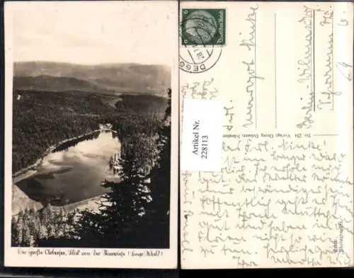 228113,Der große Obersee Blick v. d. Stierwiese b. Deggendorf