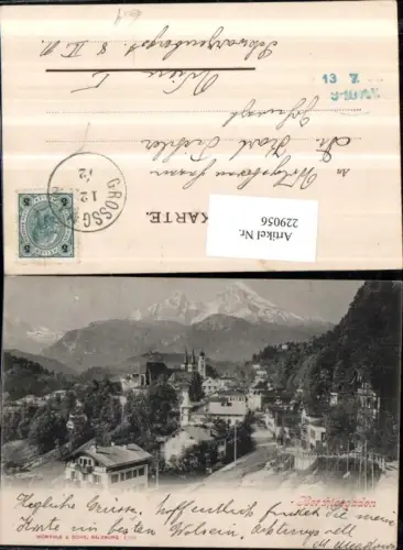 229056,Berchtesgaden Totale m. Watzmann