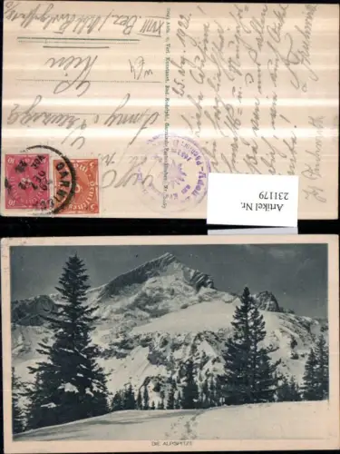 231179,Alpspitze b. Garmisch-Partenkirchen Winterbild Partie