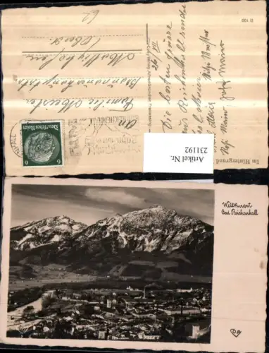 231192,Bad Reichenhall Totale m. Hochstauffen u. Zwiesel