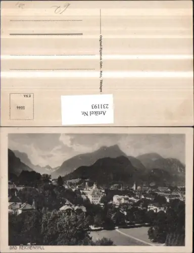 231193,Bad Reichenhall Teilansicht