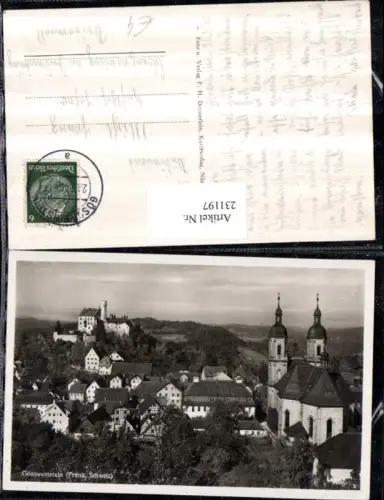 231197,Fränkische Schweiz Gößweinstein Totale Kirche Burg