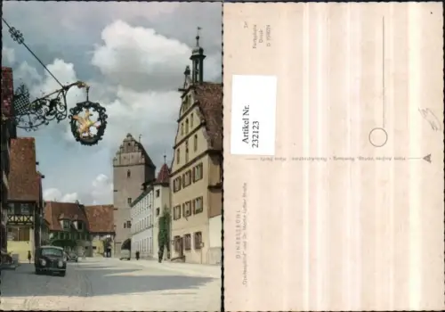 232123,Dinkelsbühl Greifenschild u. Dr. Martin Luther Straße Straßenansicht