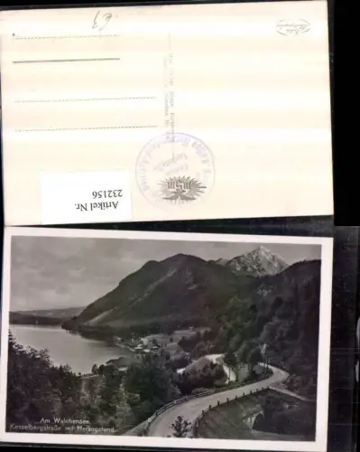 232156,Am Walchensee Kesselbergstraße m. Herzogstand