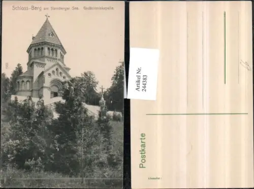 244383,Schloss-Berg am Starnberger See Gedächtniskapelle