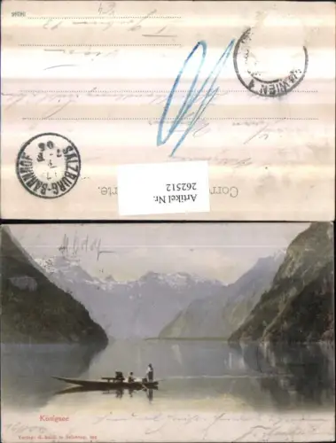 262512,Königssee b. Berchtesgaden Bergkulisse Ruderboot pub G. Baldi 234