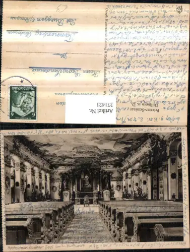 271421,Dillingen an d. Donau Priester-Seminar Hochschule Goldener Saal Innenansicht
