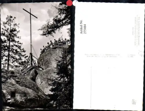275484,Luisenburg b. Wunsiedel im Fichtelgebirge Felsenlabyrinth Kreuz