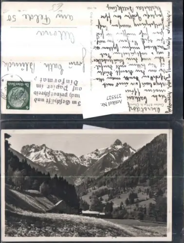 275527,Gruben b. Oberstdorf im Allgäu Bergkulisse