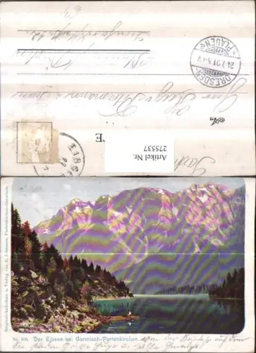 275537,Der Eibsee See b. Garmisch-Partenkirchen Bergkulisse