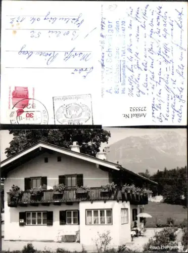 275552,Haus Burgenland b. Schönau Berchtesgaden