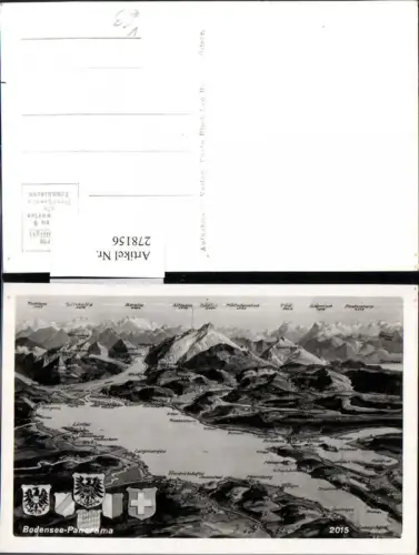 278156,Bodensee Panorama Totale aus d. Vogelschau Meersburg Konstanz Friedrichshafen pub Foto Risch-Lau 2015