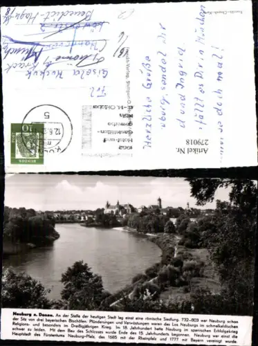279018,Neuburg an d. Donau Teilansicht Text