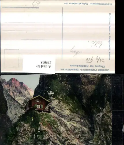 279035,Garmisch-Partenkirchen Klammhütte Berghütte am Eingang d. Höllentalklamm