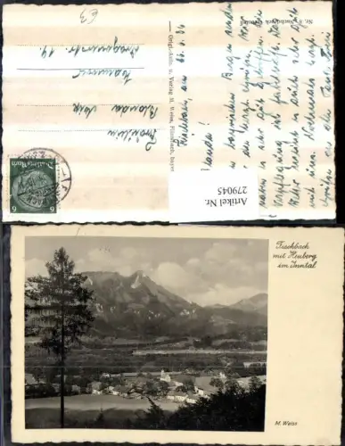 279045,Fischbach Totale m. Heuberg im Inntal Bergkulisse