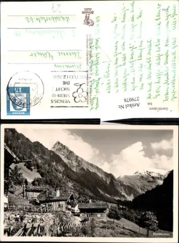 279078,Gerstruben Almhütten m. Höfats Bergkulisse b. Oberstdorf