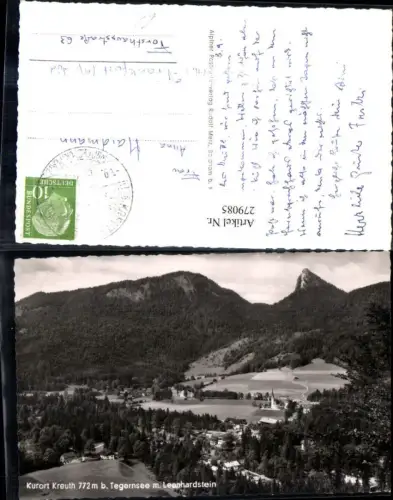 279085,Kreuth b. Tegernsee Totale m. Leonhardstein