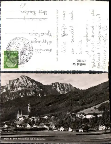 279106,Anger Totale b. Bad Reichenhall m. Hochstaufen Bergkulisse