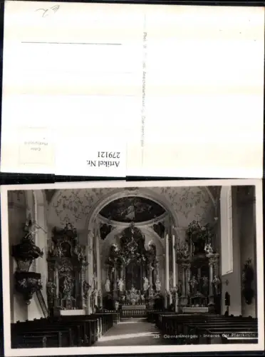 279121,Oberammergau Innenansicht d. Pfarrkirche Kirche