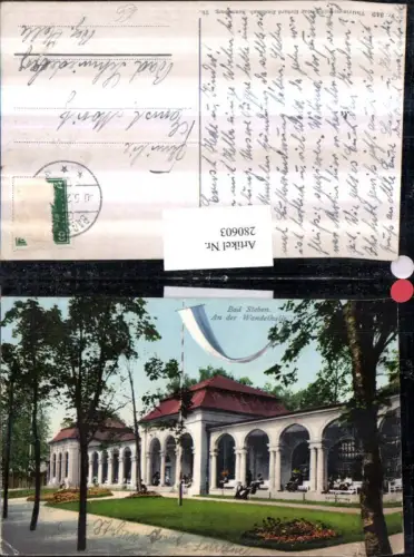 280603,Bad Steben An d. Wandelhalle Arkaden