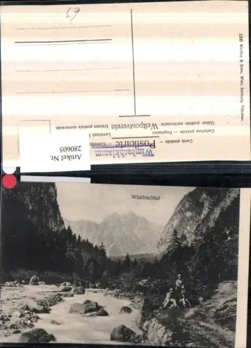 280605,Wimbachtal Partie Wildbach b. Ramsau Berchtesgaden