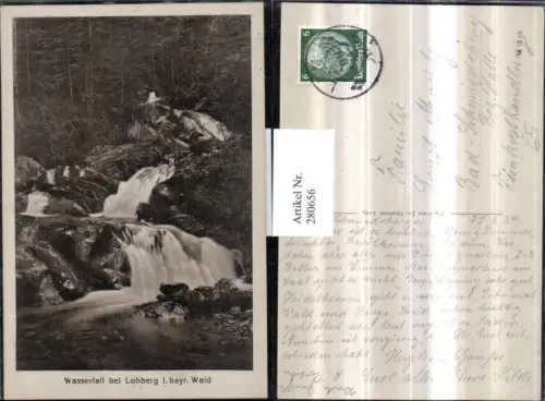 280656,Wasserfall b. Lohberg im bayerischen Wald