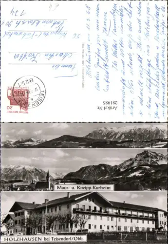 281985,Holz7hausen b. Teisendorf Teilansicht Kneipp-Kurheim Gebäude Mehrbildkarte