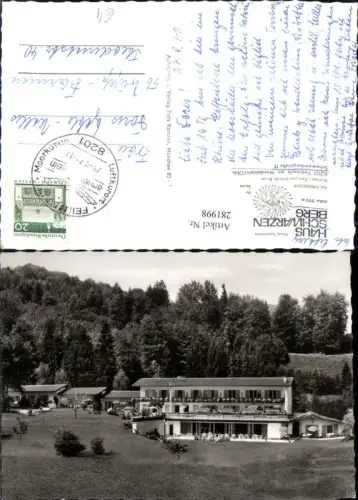 281998,Feilnbach am Wendelstein Sanatorium Haus Schwarzen Berg