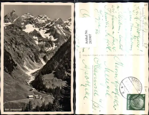 285907,Einödsbach b. Oberstdorf im Allgäu Bergkulisse