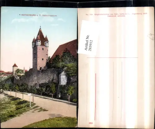 285912,Rothenburg ob d. Tauber Stöberleinsturm Turm