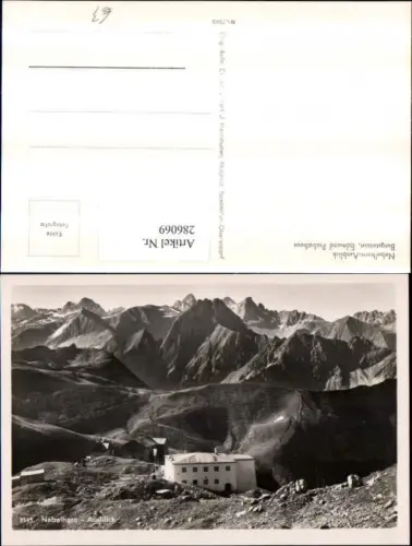 286069,Nebelhorn Ausblick Bergstation Edmund Probsthaus Bergkulisse b. Oberstdorf