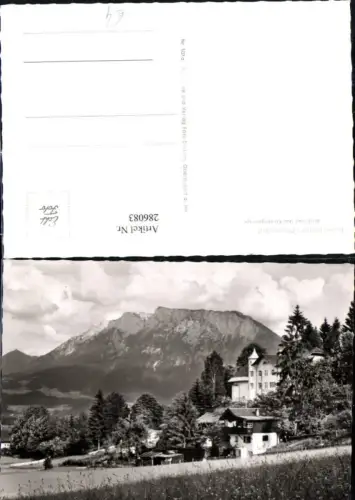 286083,Bergschlössl Oberaudorf Blick auf d. Kaisergebirge Bergkulisse